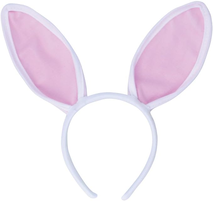 White Rabbit Ears Bunny Ears Easter Accessories