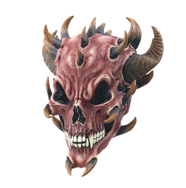 Red Skull Devil Mask Rubber