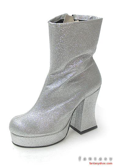 Glitter-Silver-Platform-Ankle-Boot