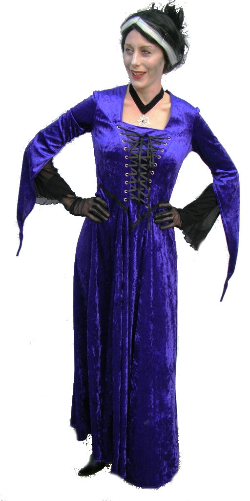 Purple-Sorceress-velvet-dress