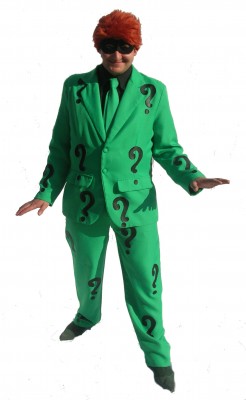 Green-suit-with-question-marks-the-Riddler