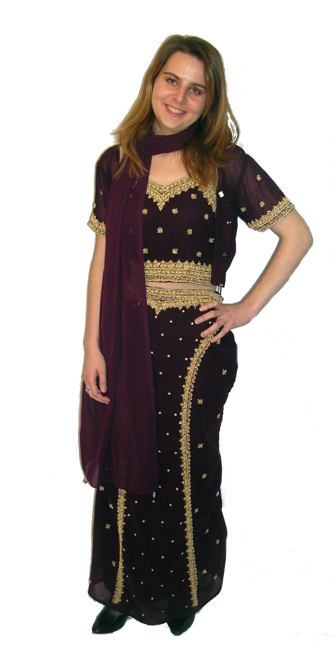 PLUM..Bollywood-Indian-Ladies-costume.