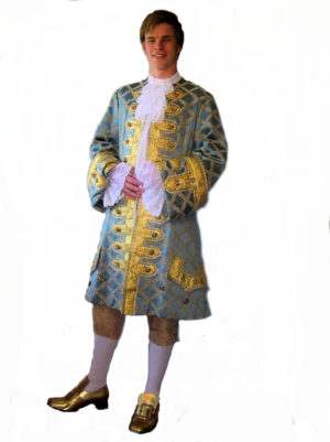 Pale-Blue-and-Gold-Brocade-Georgian-Costume