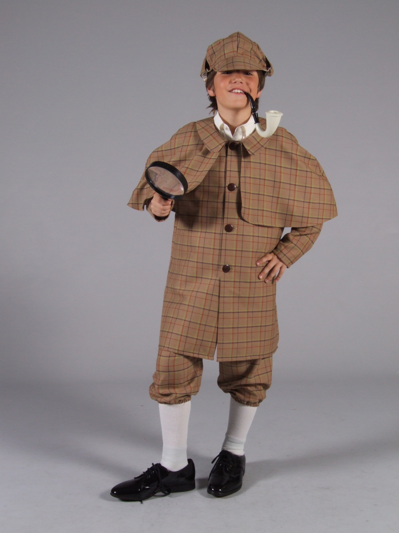 Childs Sherlock Holmes Costume, Boys Victorian Costume,
