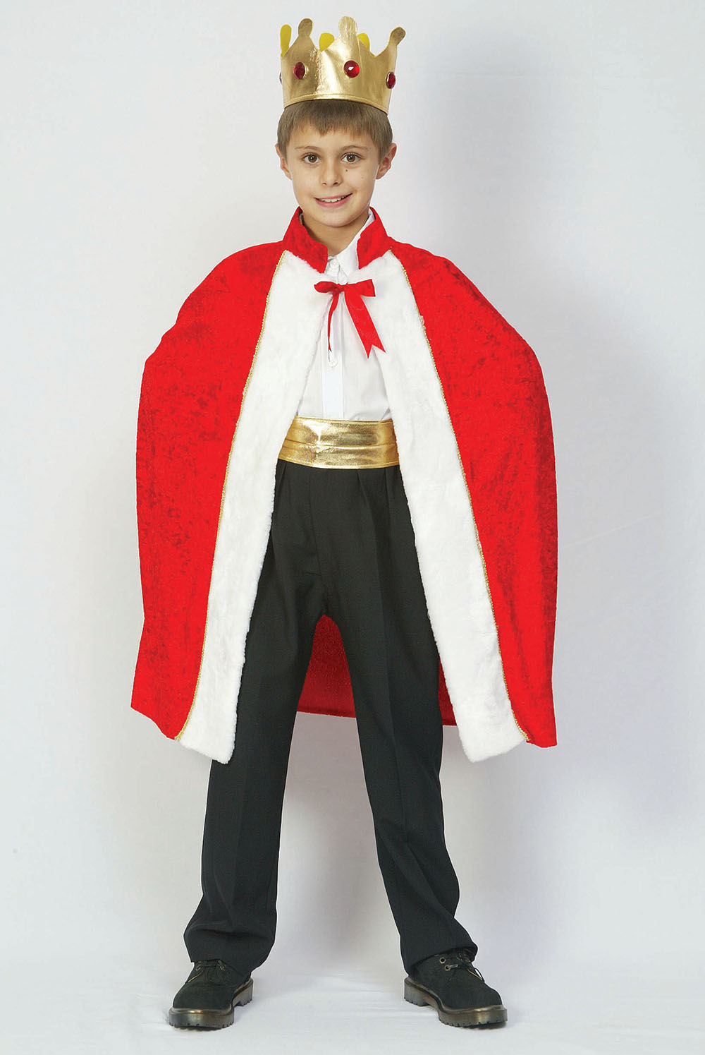 King Costume for Kids Royal Robes for Children Fancy Dress