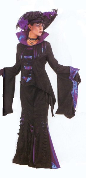 Black and Purple Gothic Ladies Costume