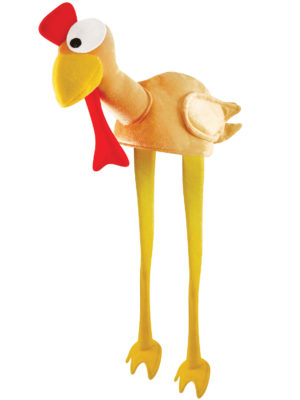 Christmas Turkey Hat with Head and Legs