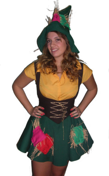 Straw Girl Scarecrow Costume Wizard of Oz