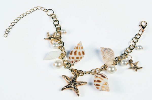 Pearl, Starfish and Shell Mermaid Bracelet