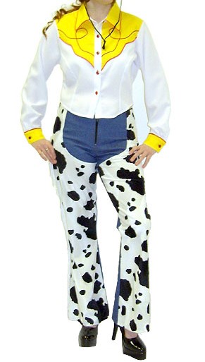 Adult Cowgirl Outfit Toy Story Jessie Fancy Dress Costume Ladies