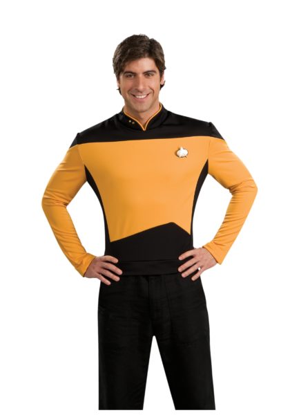 Star Trek The Next Generation Mens Gold TNG Uniform 42-44"