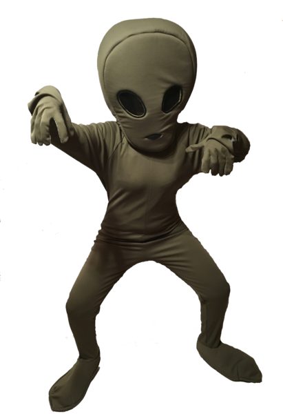 Adult Alien Fancy Dress Space Costume Extra-Terrestrial