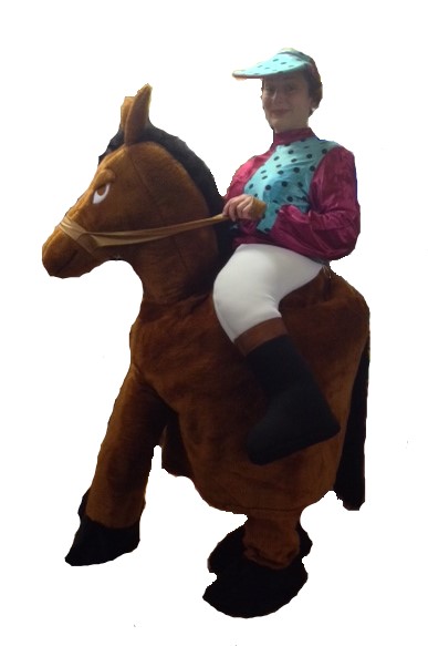 Deluxe Adult Ride-On Horse and Jockey Costume