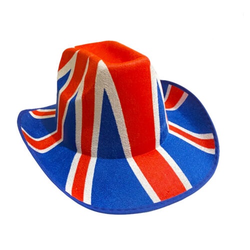 Union Jack Cowboy Hat Fabric- Union Jack Wear