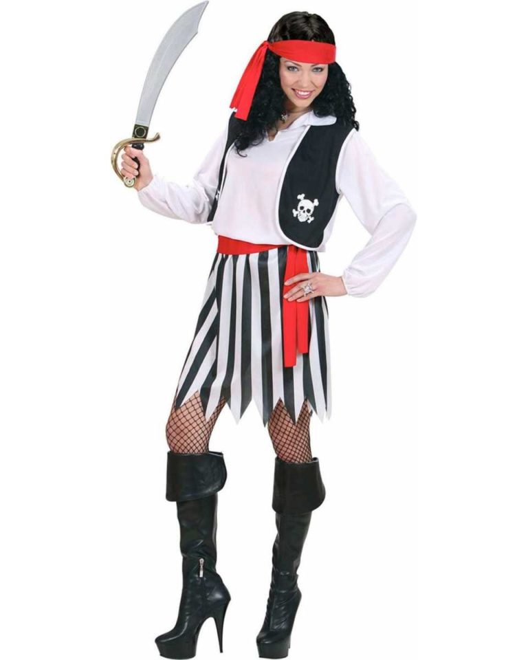 Pretty Lady Pirate Costume Women's Fancy Dress