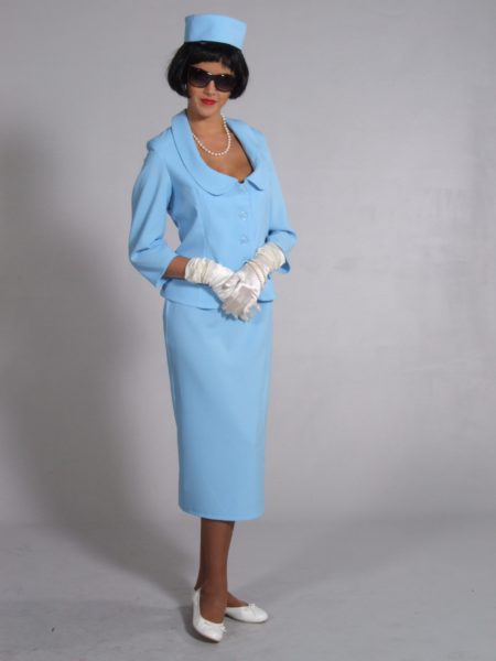 1960s Suit First Lady Jackie Onassis Costume 12-14