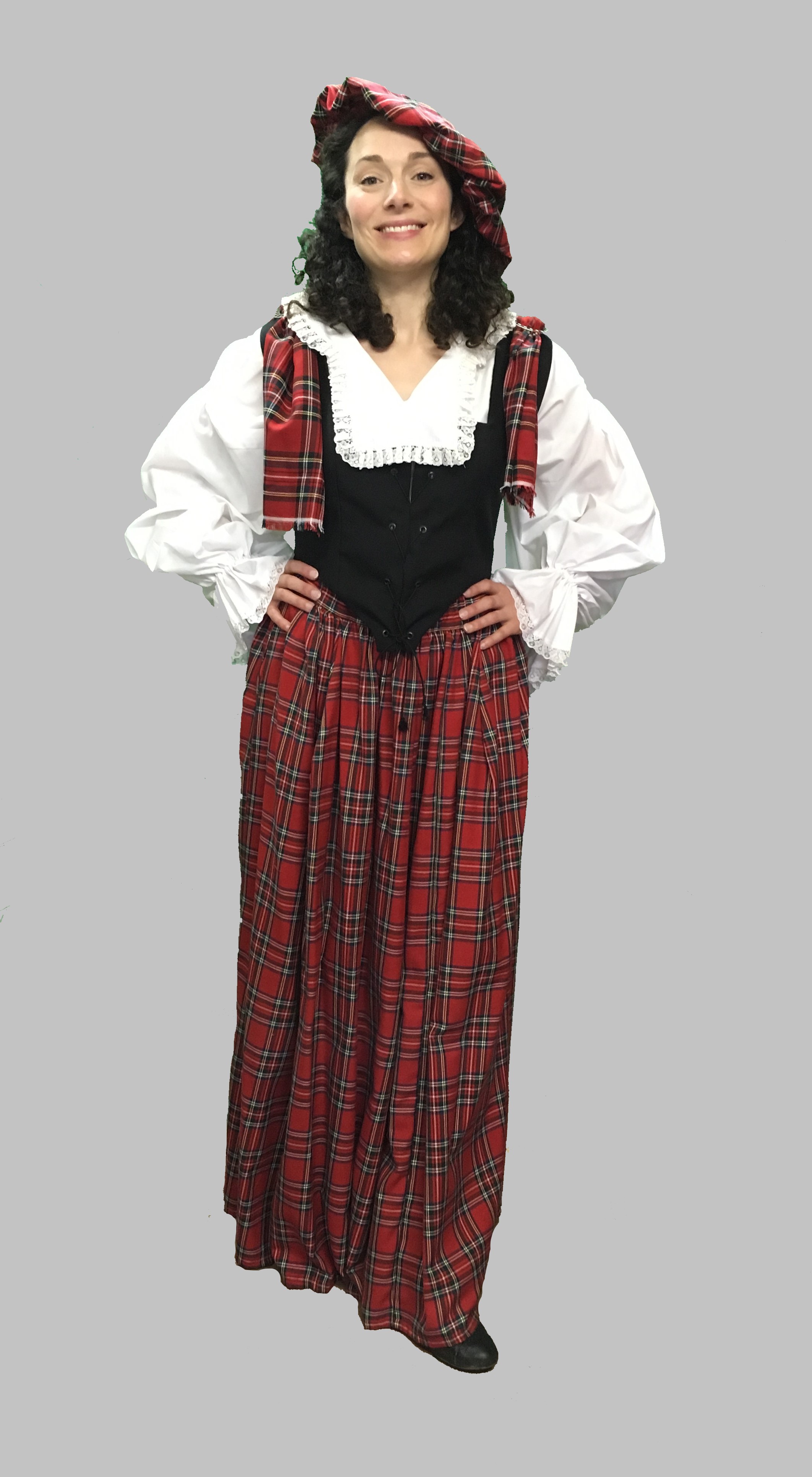 Ladies Traditional Scottish Costume, Highland Outfit
