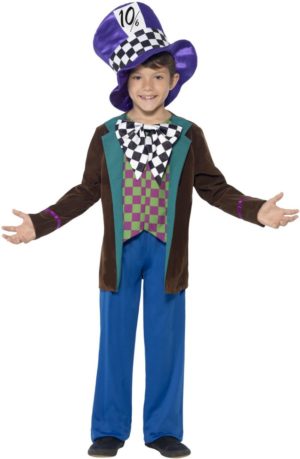 Mad Hatter Costume for Kids, World Book Day Fancy Dress