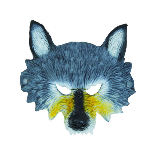 Wolf Mask, Werewolf Mask, Realistic Half Face Wolf Mask