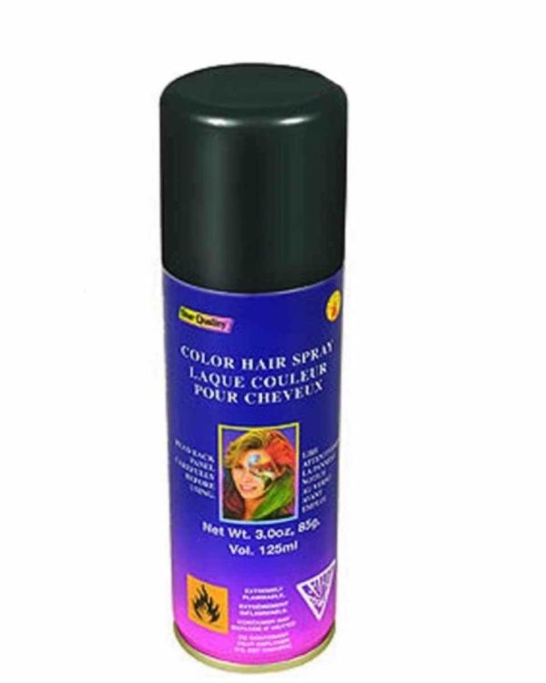 Black Hairspray, Temporary Hair Colour Black, Hair Dye Spray