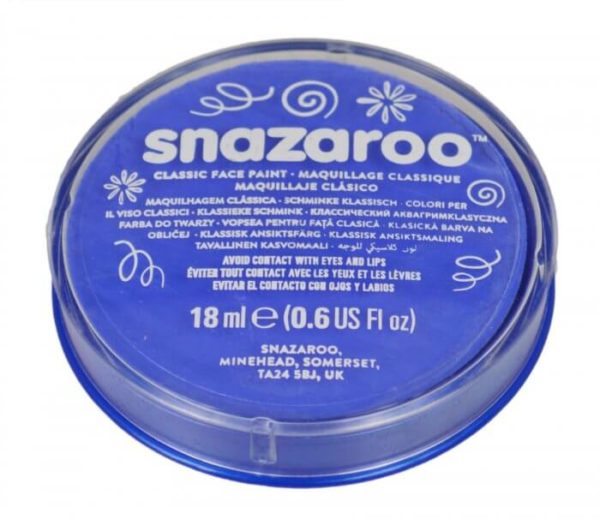Blue Face Paint, Snazaroo Make Up, Body Paint 18ml