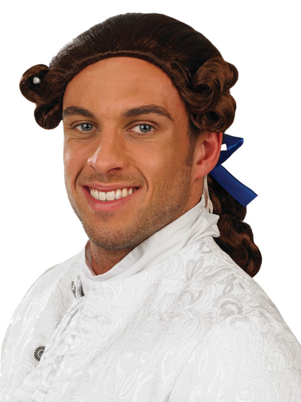 Prince Charming Wig, Male Georgian Wig, Fairy Tale Fancy Dress