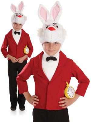 Kids White Rabbit Costume