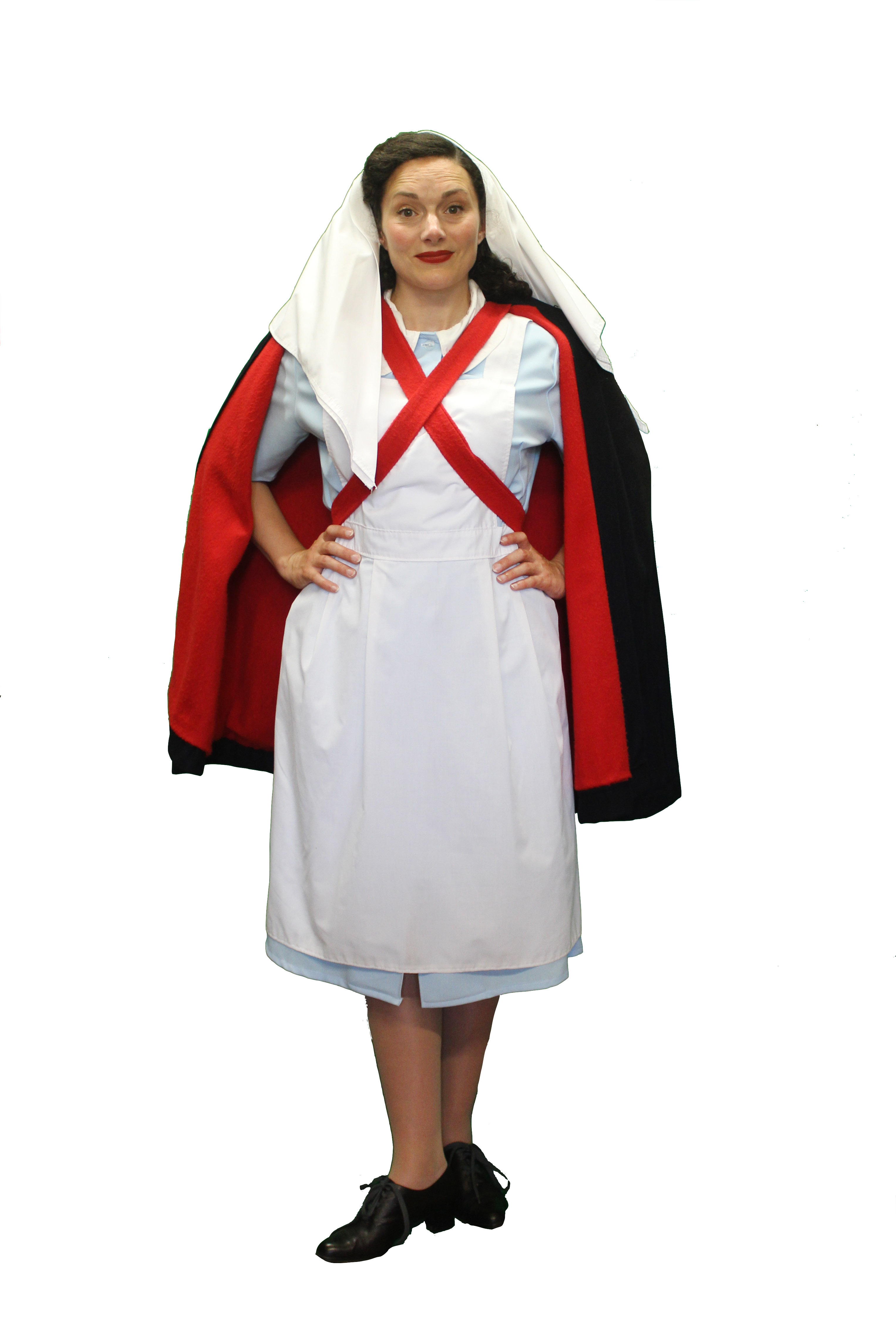 WW2 Nurses Uniform Costume, 1940s Outfits Ladies