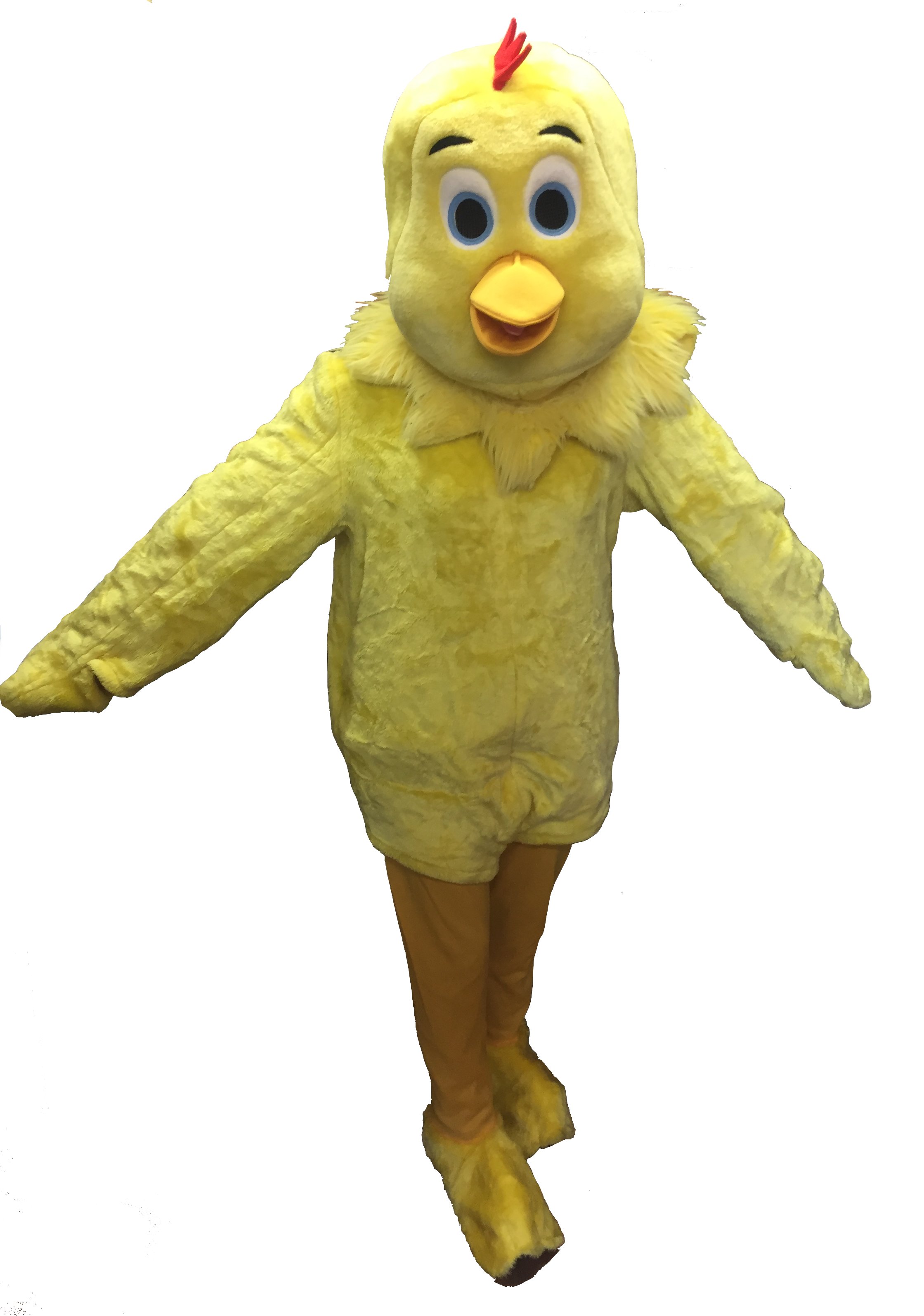 Ladies Yellow Chicken Chick Hen Farmyard Bird Easter Fancy Dress Costume Outfit 