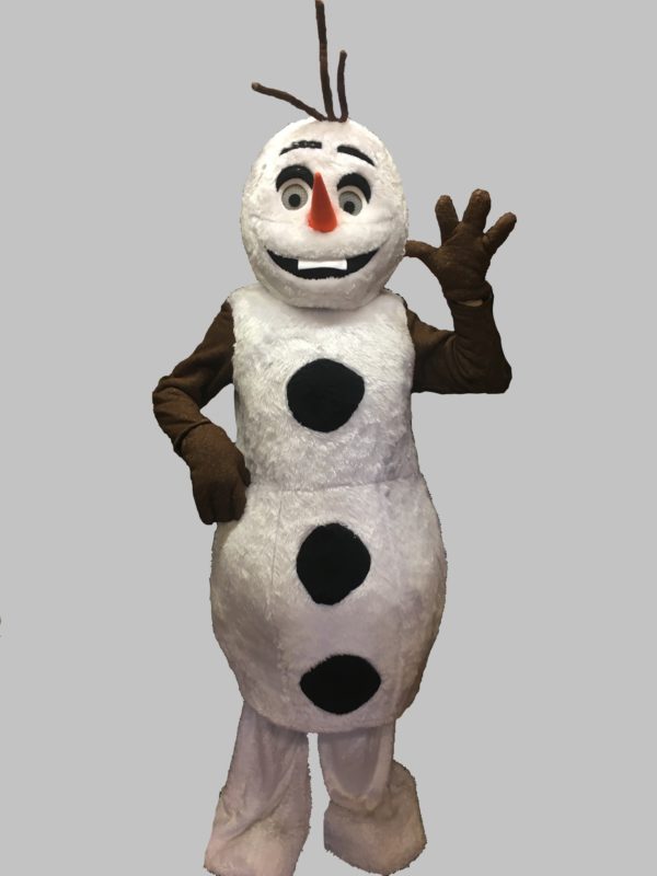 Adult Snowman Costume, Frozen Fancy Dress Mascot