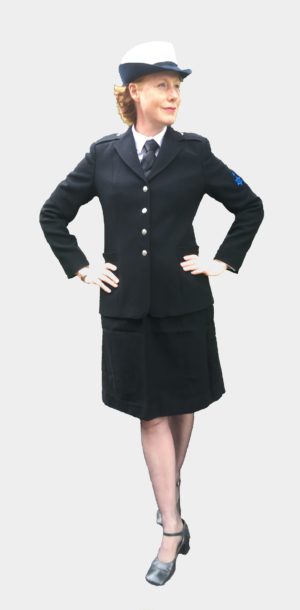 Wren Uniform Hire, Military Fancy Dress, WRN Costume Womens Navy