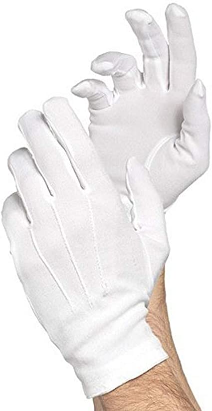White Santa gloves Father Christmas Accessories Adult Size