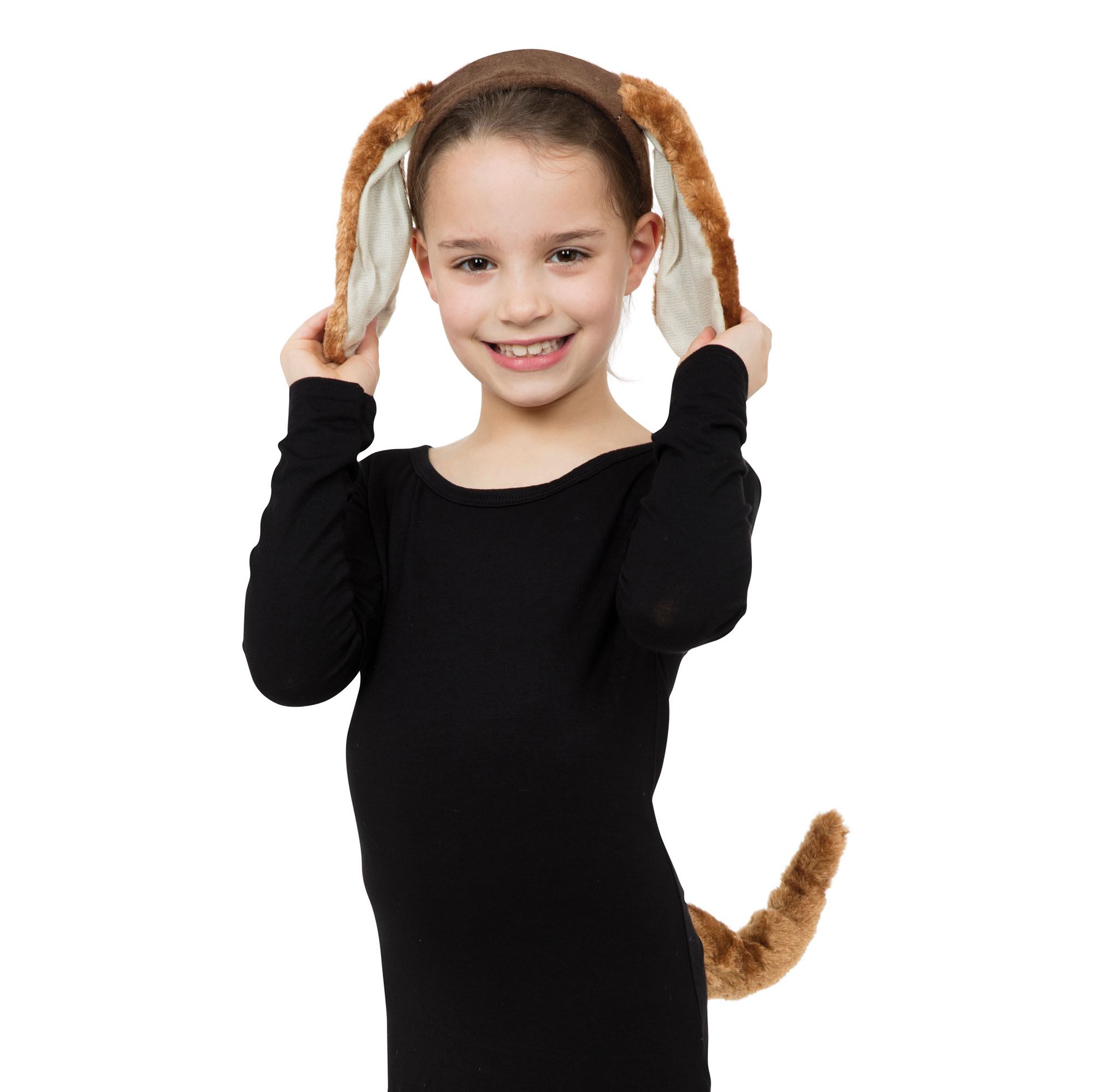 Child Dog Fancy Dress Dog Dress Up Set Ears and Tail Costume