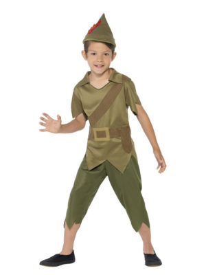 Kids Robin Hood Costume Peter Pan World Book Day Fancy Dress