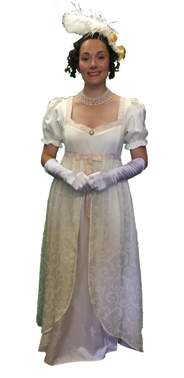 Empire Line Dress Regency Elizabeth Bridgerton Costume