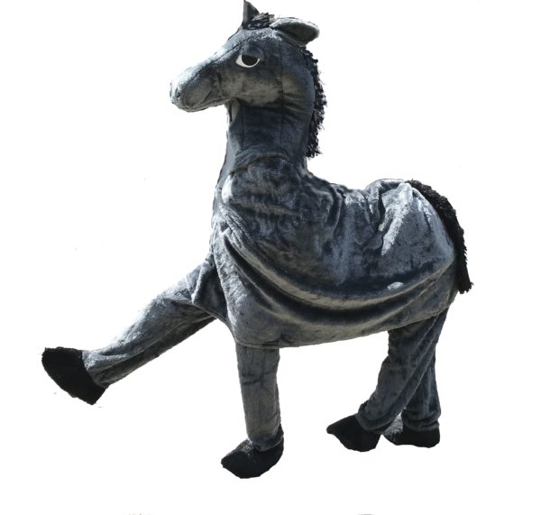 Pantomime Horse Costumes Grey 2 Person Horse Outfit for Two