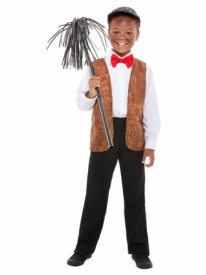 Kids Chimney Sweep Costume Kit Childs Fancy Dress Victorian