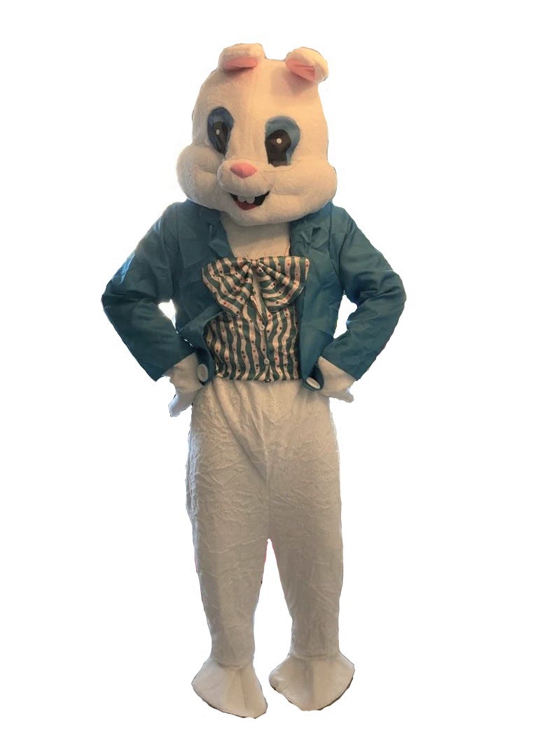 Adult Easter Bunny Costume Hire Mascot Rabbit & Jacket