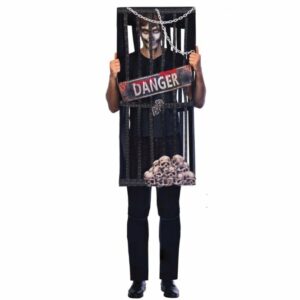 Adult Caged Reaper Costume Scary Grim Reaper Costumes