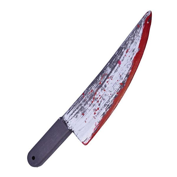 Bloody Knife Blood Splattered Butchers Knife Halloween Toy