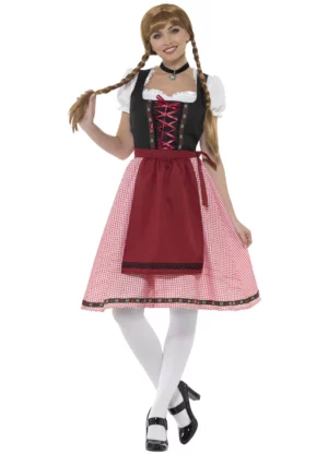 Bavarian Tavern Maid Costume Ladies Oktoberfest Beer Outfit