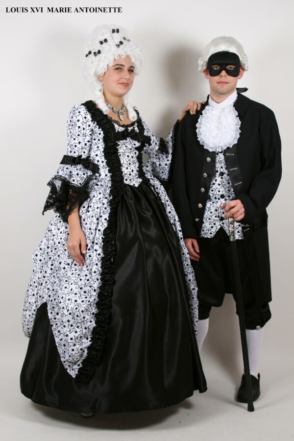 Masquerade Couples costumes black and white