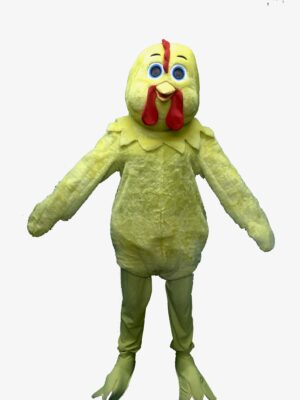 Chicken Costume Mascot Adult Hen Fancy Dress Outfit