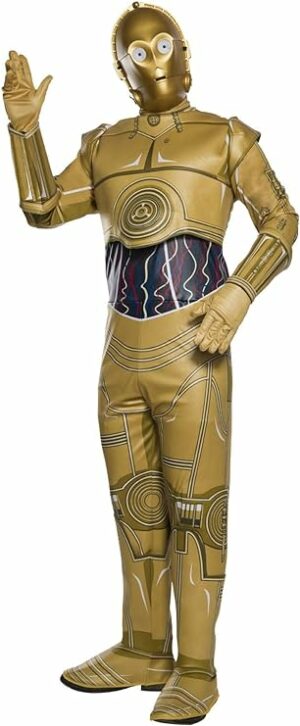 Star Wars C-3PO Costume, Adult Robot Fancy Dress