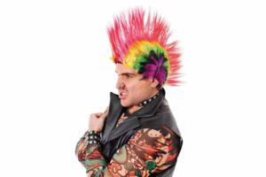 Multicolour Mohican Wig